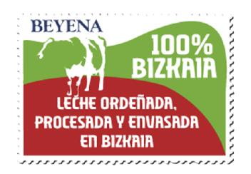 Imagen de BEYENA 100% BIZKAIA LECHE ORDEÑADA, PROCESADA Y ENVASADA EN BIZKAIA