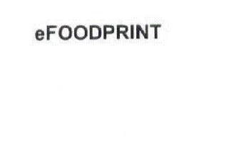 Imagen de EFOODPRINT