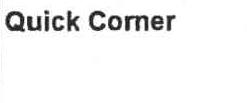 Imagen de QUICK CORNER