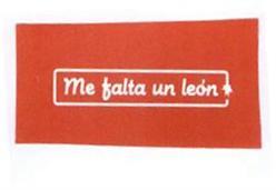 Imagen de ME FALTA UN LEON