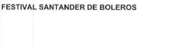 Imagen de FESTIVAL SANTANDER DE BOLEROS