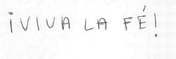 Imagen de ¡VIVA LA FE!