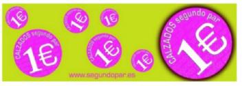 Imagen de CALZADOS SEGUNDO PAR 1 EURO WWW.SEGUNDOPAR.ES