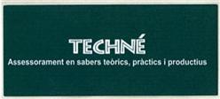 Imagen de TECHNE ASSESSORAMENT EN SABERS TEORICS, PRACTICS I PORDUCTIUS