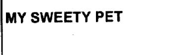 Imagen de MY SWEETY PET