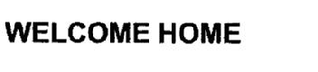 Imagen de WELCOME HOME