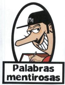 Imagen de PALABRAS MENTIROSAS PM