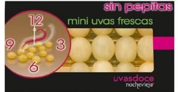 Imagen de MINI UVAS FRESCAS SIN PEPITAS UVASDOCE NOCHEVIEJA