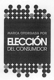 Imagen de MARCA OTORGADA POR ELECCION DEL CONSUMIDOR