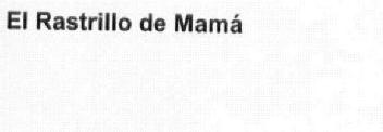Imagen de EL RASTRILLO DE MAMA