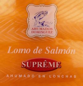 Imagen de AHUMADOS DOMINGUEZ SUPREME LOMO DE SALMON AHUMADO EN LONCHAS