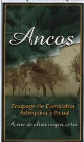 Imagen de ANCOS COUPAGE DE CORNICABRA, ARBEQUINA Y PICUAL ACEITE DE OLIVA VIRGEN EXTRA