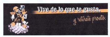 Imagen de VIVE DE LO QUE TE GUSTA Y RETIRATE PRONTO