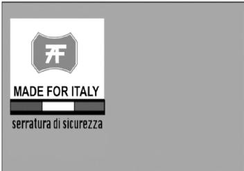 Imagen de 7F MADE FOR ITALY SERRATURA DI SICUREZZA