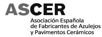 Imagen de ASCER ASOCIACION ESPAÑOLA DE FABRICANTES DE AZULEJOS Y PAVIMENTOS CERAMICOS