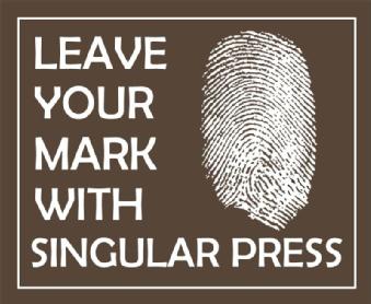 Imagen de LEAVE YOUR MARK WITH SINGULAR PRESS