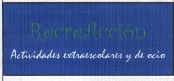 Imagen de RECREACCION ACTIVIDADES EXTRAESCOLARES Y DE OCIO
