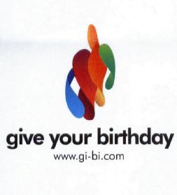Imagen de GIVE YOUR BIRTHDAY WWW.GI-BI.COM