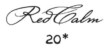 Imagen de RED CALM 20*