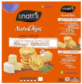 Imagen de SNATT\'S NATUCHIPS QUESO Y ESPECIAS