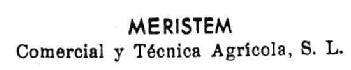 Imagen de MERISTEM COMERCIAL Y TECNICA AGRICOLA, S.L
