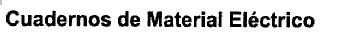 Imagen de CUADERNOS DE MATERIAL ELECTRICO