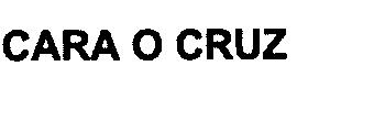 Imagen de CARA O CRUZ
