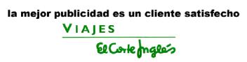 Imagen de LA MEJOR PUBLICIDAD ES UN CLIENTE SATISFECHO VIAJES EL CORTE INGLES