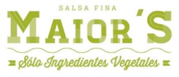 Imagen de SALSA FINA MAIOR'S SOLO INGREDIENTES VEGETALES