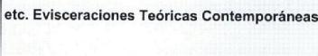 Imagen de ETC. EVISCERACIONES TEORICAS CONTEMPORANEAS
