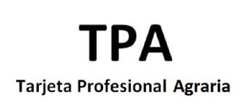 Imagen de TPA TARJETA PROFESIONAL AGRARIA