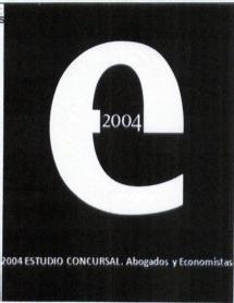 Imagen de E2004 2004 ESTUDIO CONCURSAL. ABOGADOS Y ECONOMISTAS