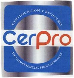 Imagen de CERTIFICACION Y REGISTRO DE COMPETENCIAS PROFESIONALES CERPRO