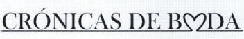 Imagen de CRONICAS DE BODA
