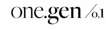 Imagen de ONE GEN / 0 1