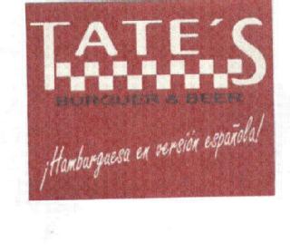 Imagen de TATE\'S BURGUER & BEER !HAMBURGUESA EN VERSION ESPAÑOLA!