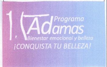 Imagen de PROGRAMA ADAMAS BIENESTAR EMOCIONAL Y BELLEZA ¡CONQUISTA TU BELLEZA!