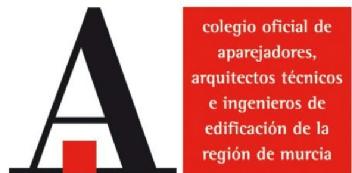 Imagen de A COLEGIO OFICIAL DE APAREJADORES, ARQUITECTOS TECNICOS E INGENIEROS DE EDIFICACION DE LA REGION DE MURCIA
