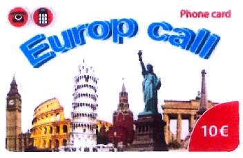 Imagen de EUROP CALL PHONE CARD 10E