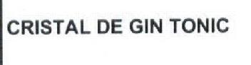 Imagen de CRISTAL DE GIN TONIC