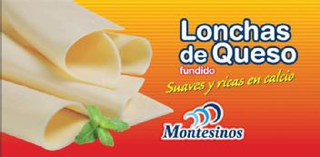 Imagen de LONCHAS DE QUESO FUNDIDO MONTESINOS