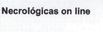 Imagen de NECROLOGICAS ON LINE