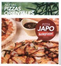 Imagen de NUEVAS PIZZAS ORIENTALES PIZZA JAPO TELEPIZZA