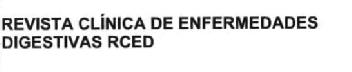 Imagen de REVISTA CLINICA DE ENFERMEDADES DIGESTIVAS RCED