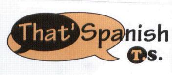 Imagen de THAT'S SPANISH T.S