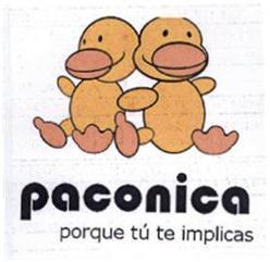 Imagen de PACONICA PORQUE TU TE IMPLICAS