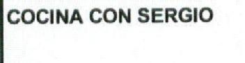 Imagen de COCINA CON SERGIO