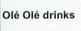 Imagen de OLE OLE DRINKS