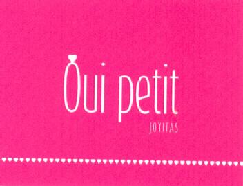 Imagen de OUI PETIT JOYITAS