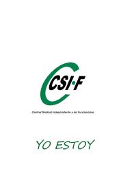 Imagen de CSIF YO ESTOY CENTRAL SINDICAL INDEPENDIENTE Y DE FUNCIONARIOS